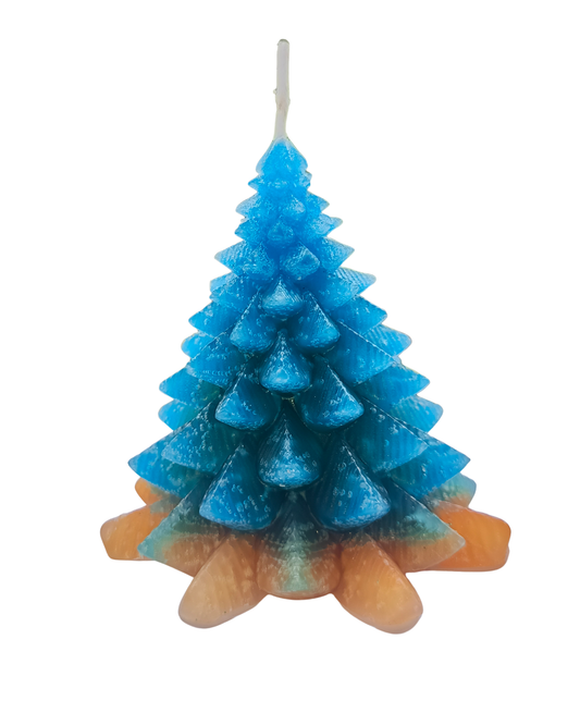 Christmas Tree Candle - Front View